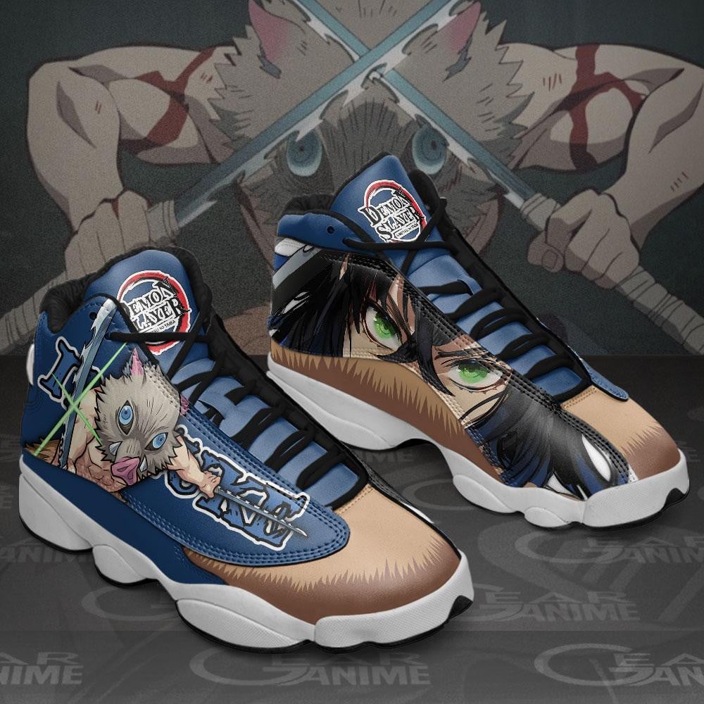 Hashibira Inosuke JD13 Sneakers Custom Anime Demon Slayer Shoes