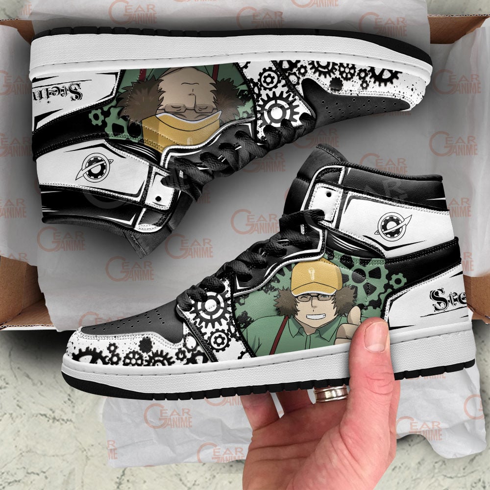 Hashida Itaru JD1s Sneakers Steins Gate Anime Shoes, Air Jordan Hightop