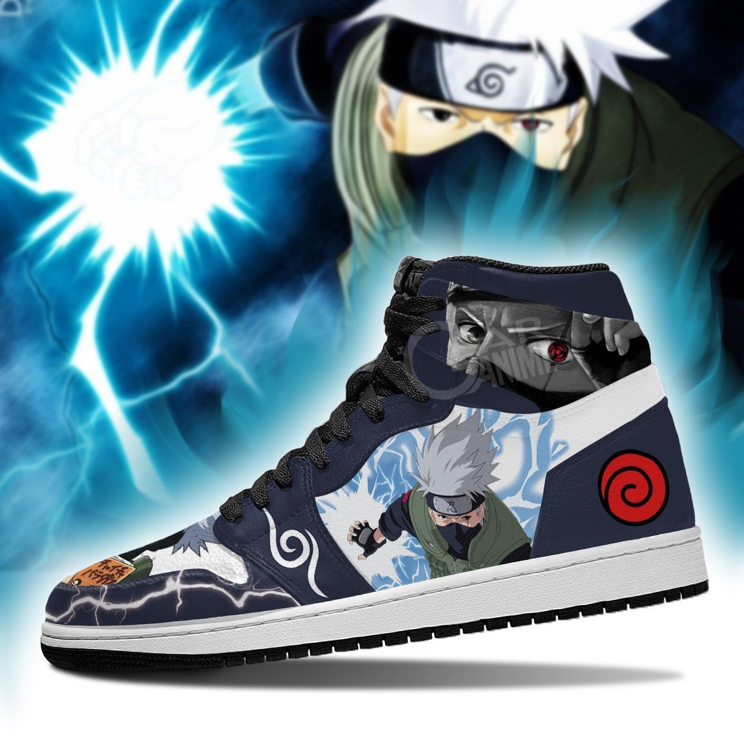 Hatake Kakashi Lightning Skill Anime Shoes For Fans, Air Jordan Hightop