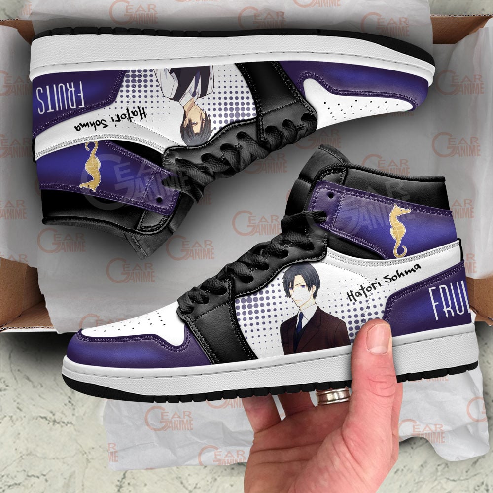 Hatori Souma JD1s Sneakers Fruits Basket Anime Shoes, Air Jordan Hightop