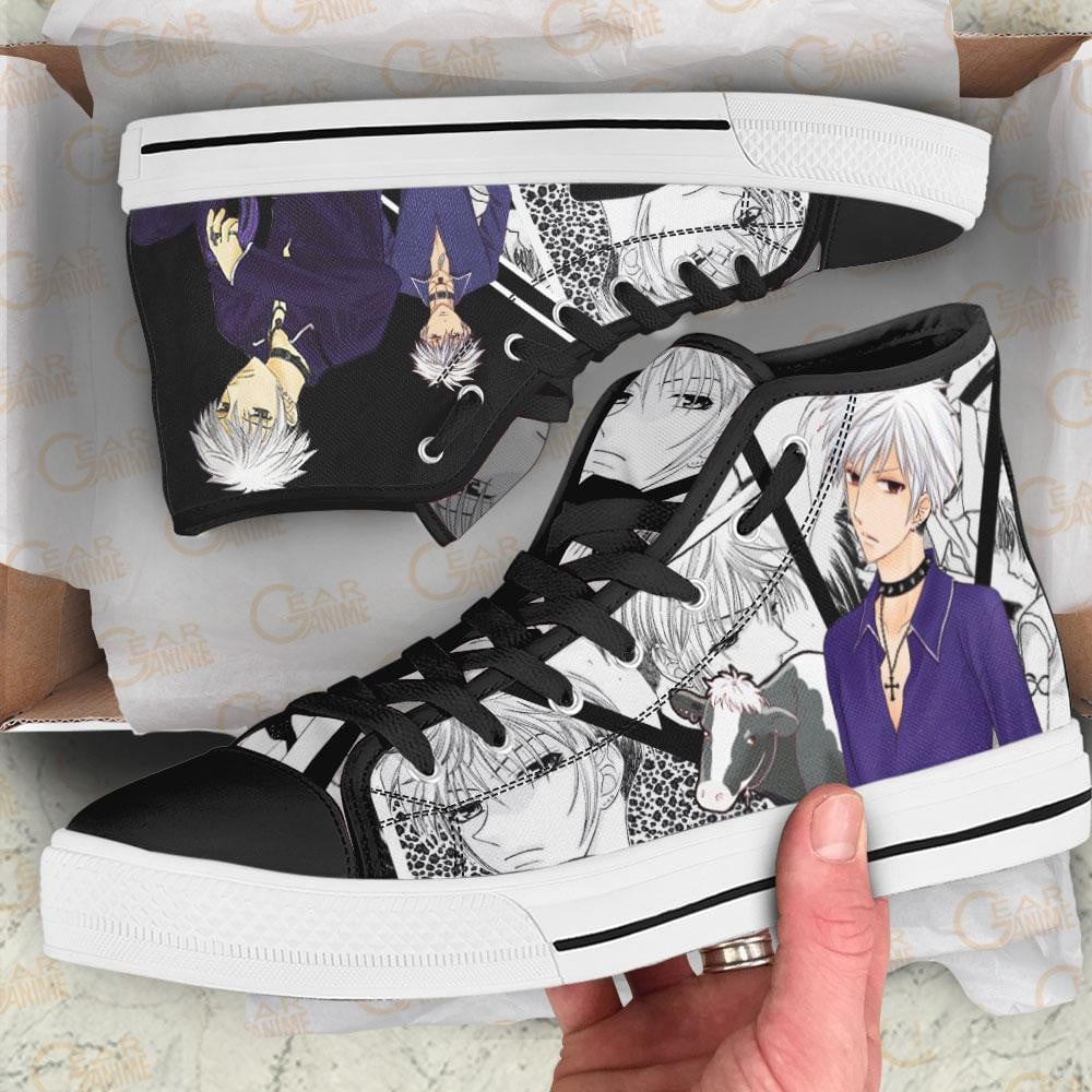 Hatsuharu Sohma High Top Shoes Custom Manga Anime Fruits Basket Sneakers