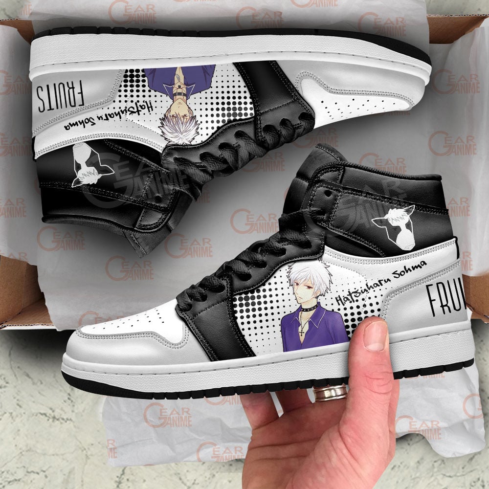 Hatsuharu Souma JD1s Sneakers Fruits Basket Anime Shoes, Air Jordan Hightop