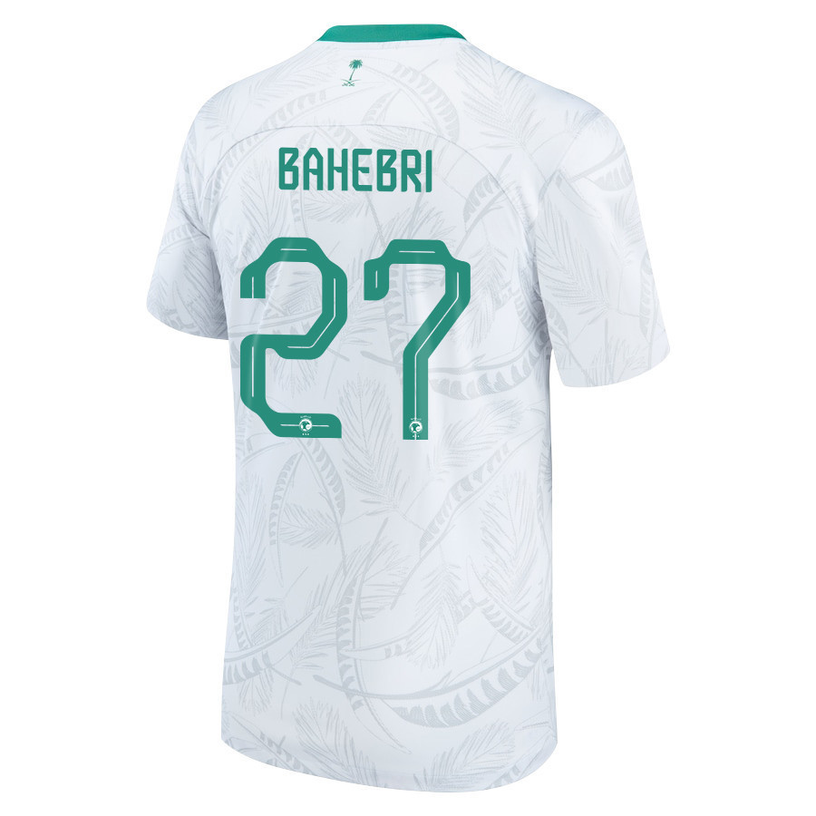 Hattan Bahebri 27 Saudi Arabia National Team Qatar World Cup 2022-23 Home  Soccer Jersey