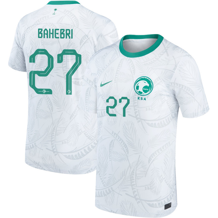 Hattan Bahebri 27 Saudi Arabia National Team Qatar World Cup 2022-23 Home  Soccer Jersey