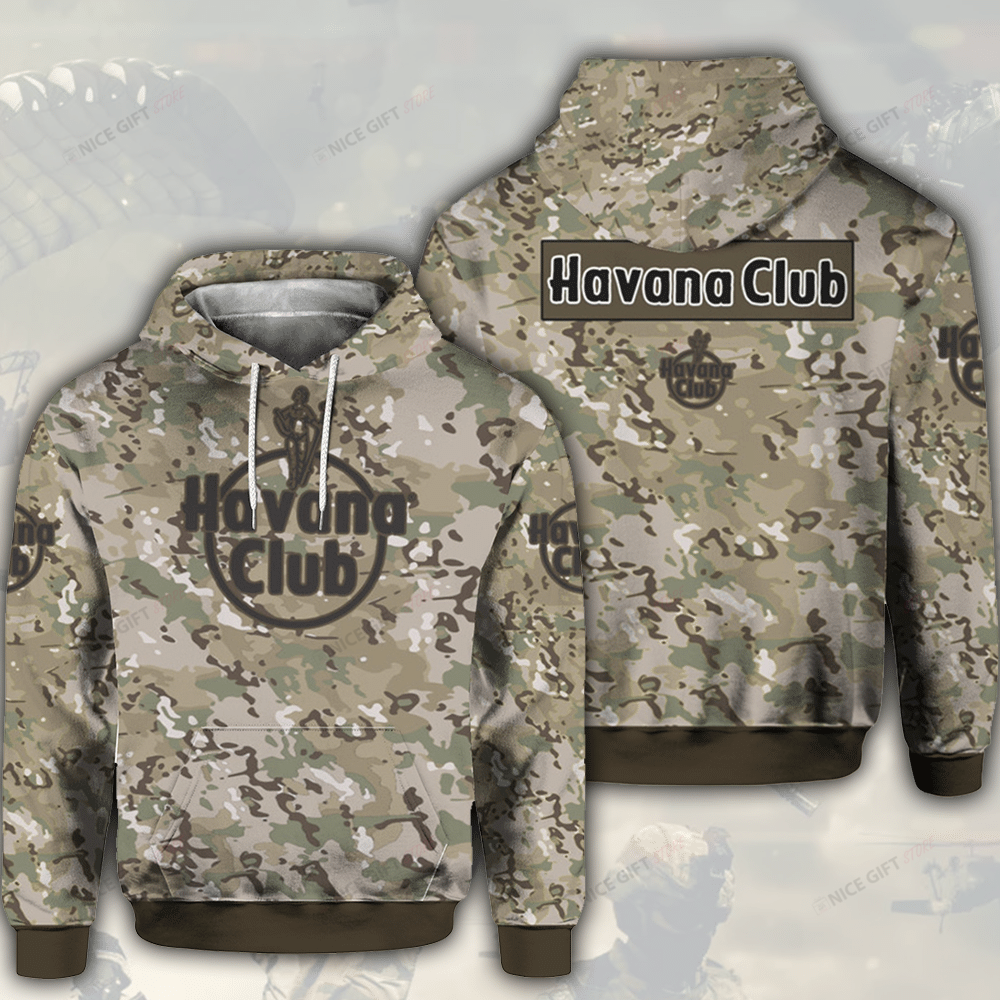 Havana Club Camouflage 3D Hoodie Gift For Fans
