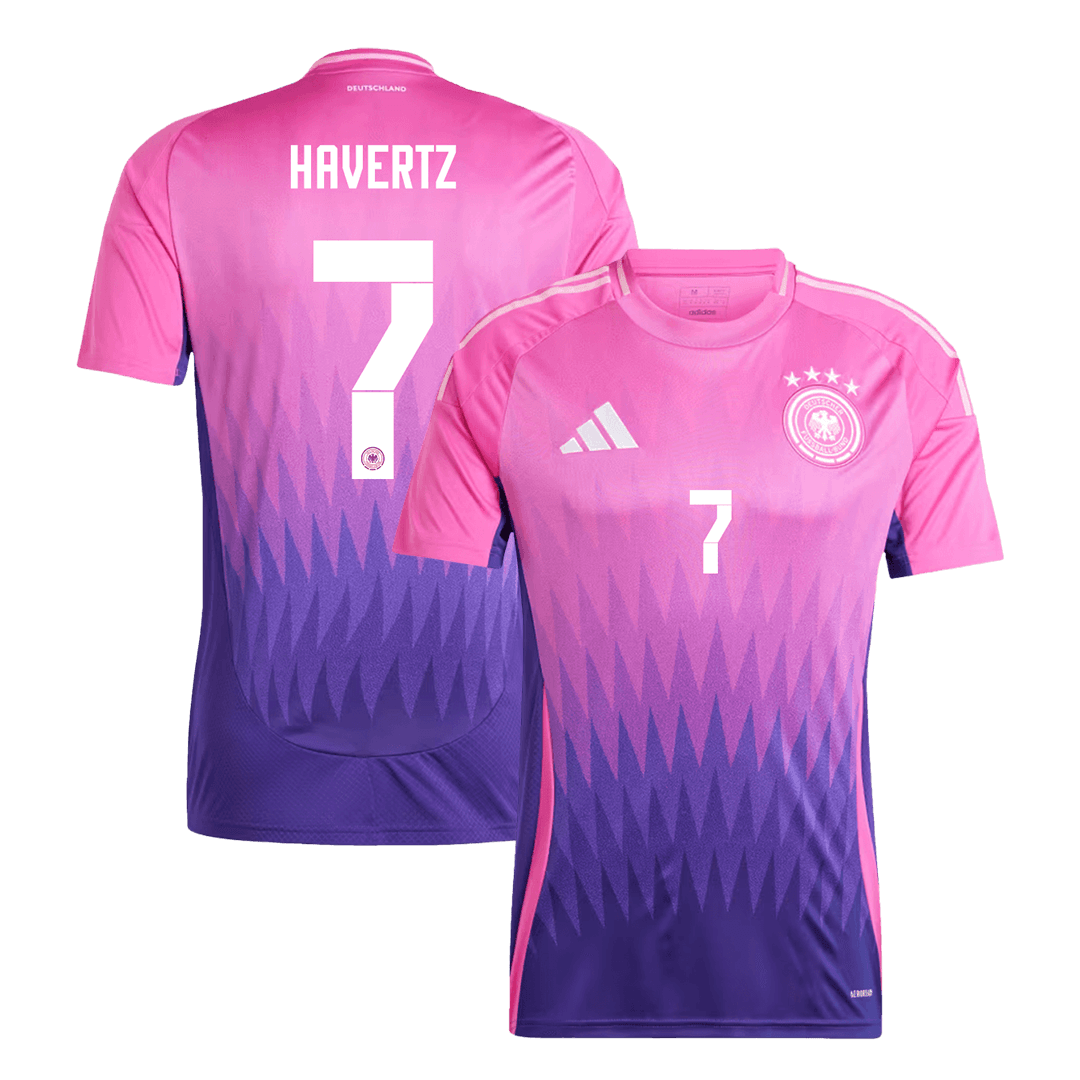 HAVERTZ Men's Germany 2024 Stadium Away Soccer Jersey