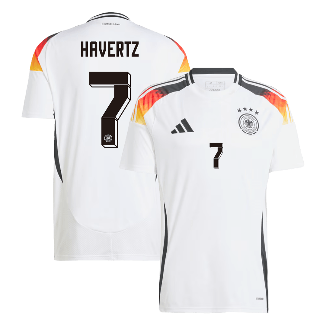 HAVERTZ Men's Germany 2024 Stadium Home Soccer Jersey
