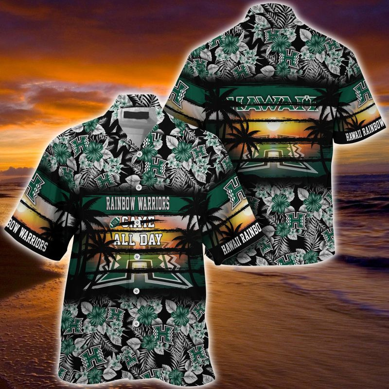 Hawaii Rainbow Warriors NCAA Summer – Hawaii Shirt For This Season – Gift For Sport Lovers Floral Pattern