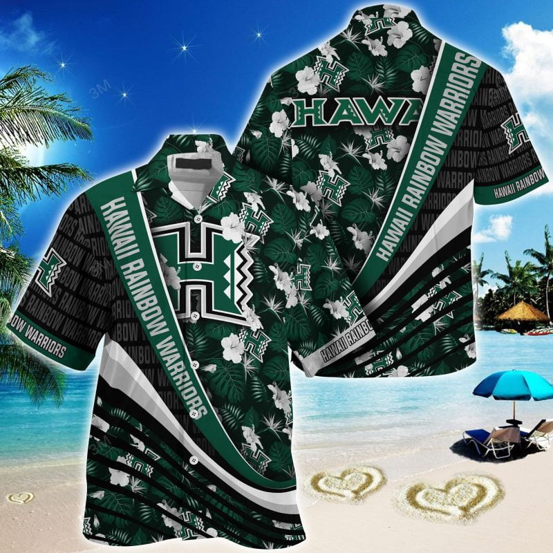 Hawaii Rainbow Warriors NCAA Summer – Hawaii Shirt For This Season – Gift For Sport Lovers With Tropical Flower Pattern