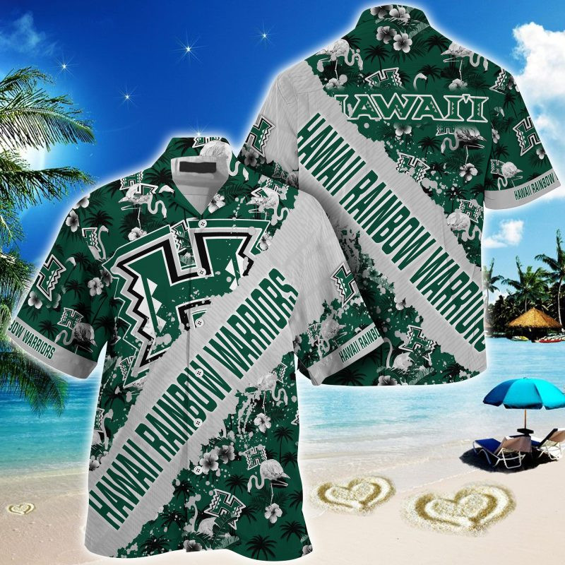 Hawaii Rainbow Warriors NCAA Trending Summer – Hawaii Shirt For This Season – Gift For Sport Lovers With Tropical Patterns