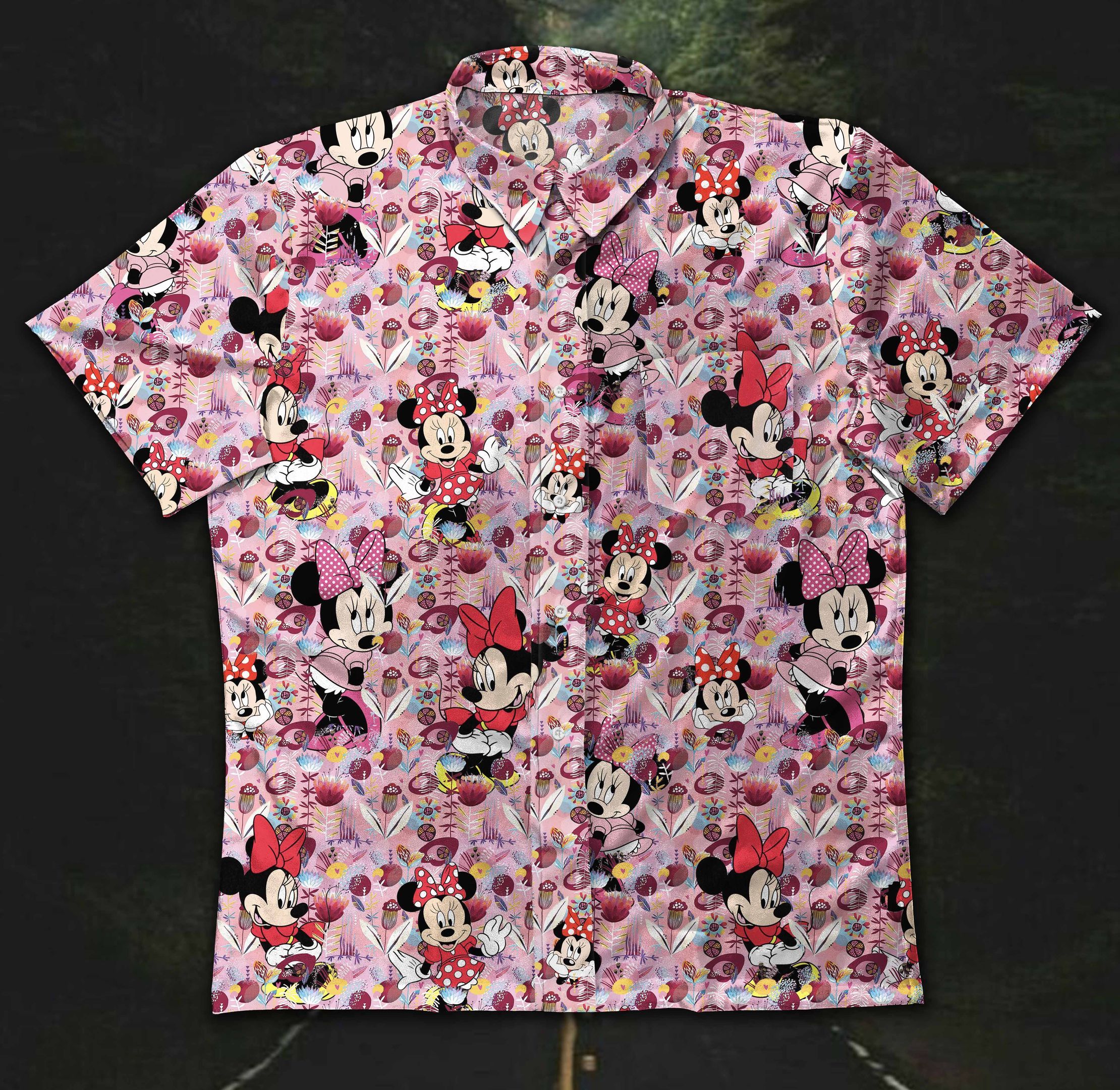 Hawaii Shirt Disney Mini Mouse Vintage Cotton