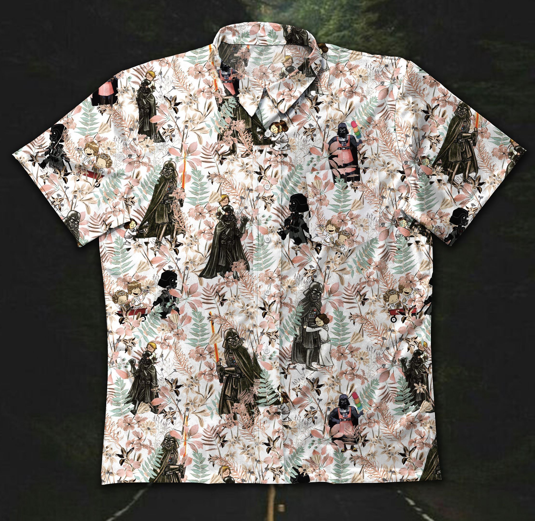 Hawaii Shirt Fathers Day Star Wars Vintage