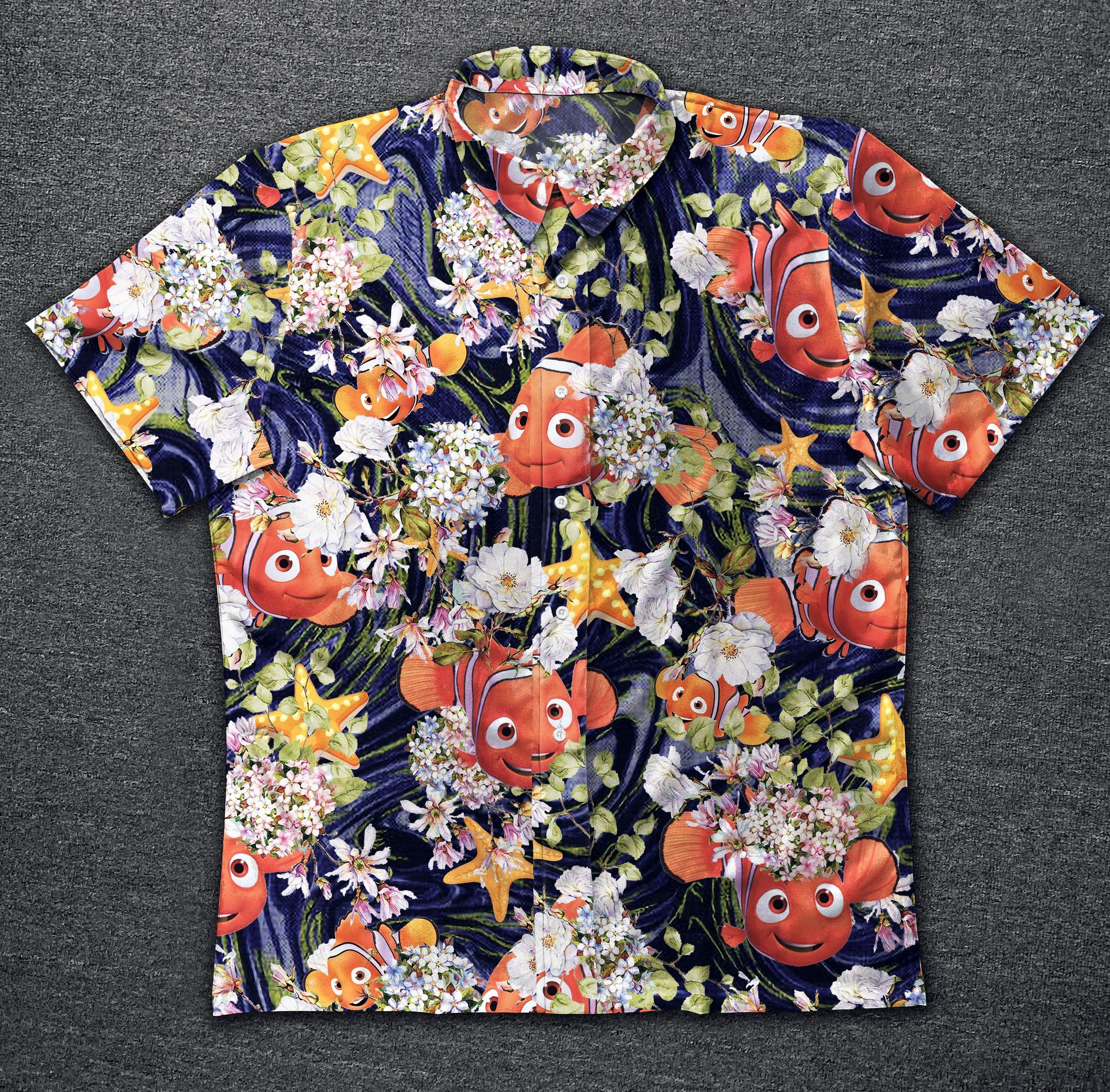 Hawaii Shirt Finding Nemo Vintage Cotton