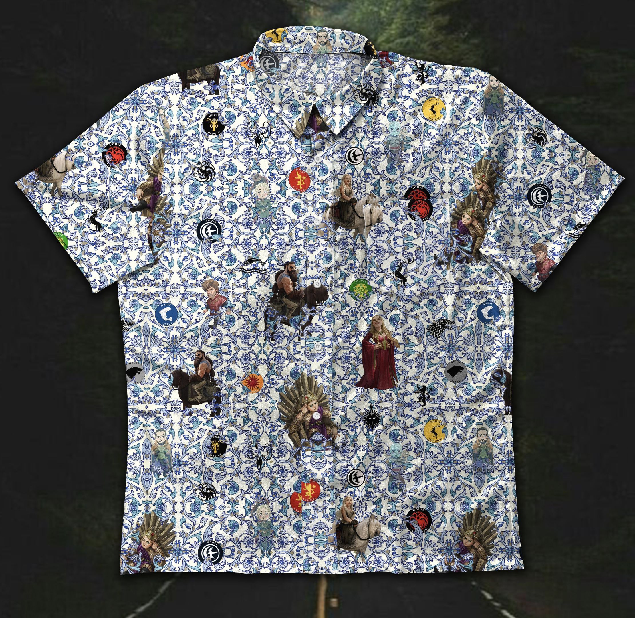 Hawaii Shirt Game Of Thrones Vintage Cotton