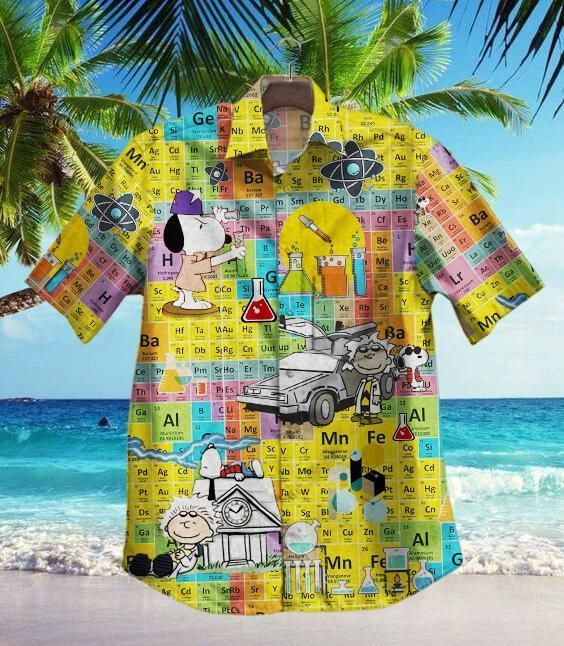 Hawaii Shirt Hot Chemistry Snoopy Vintage