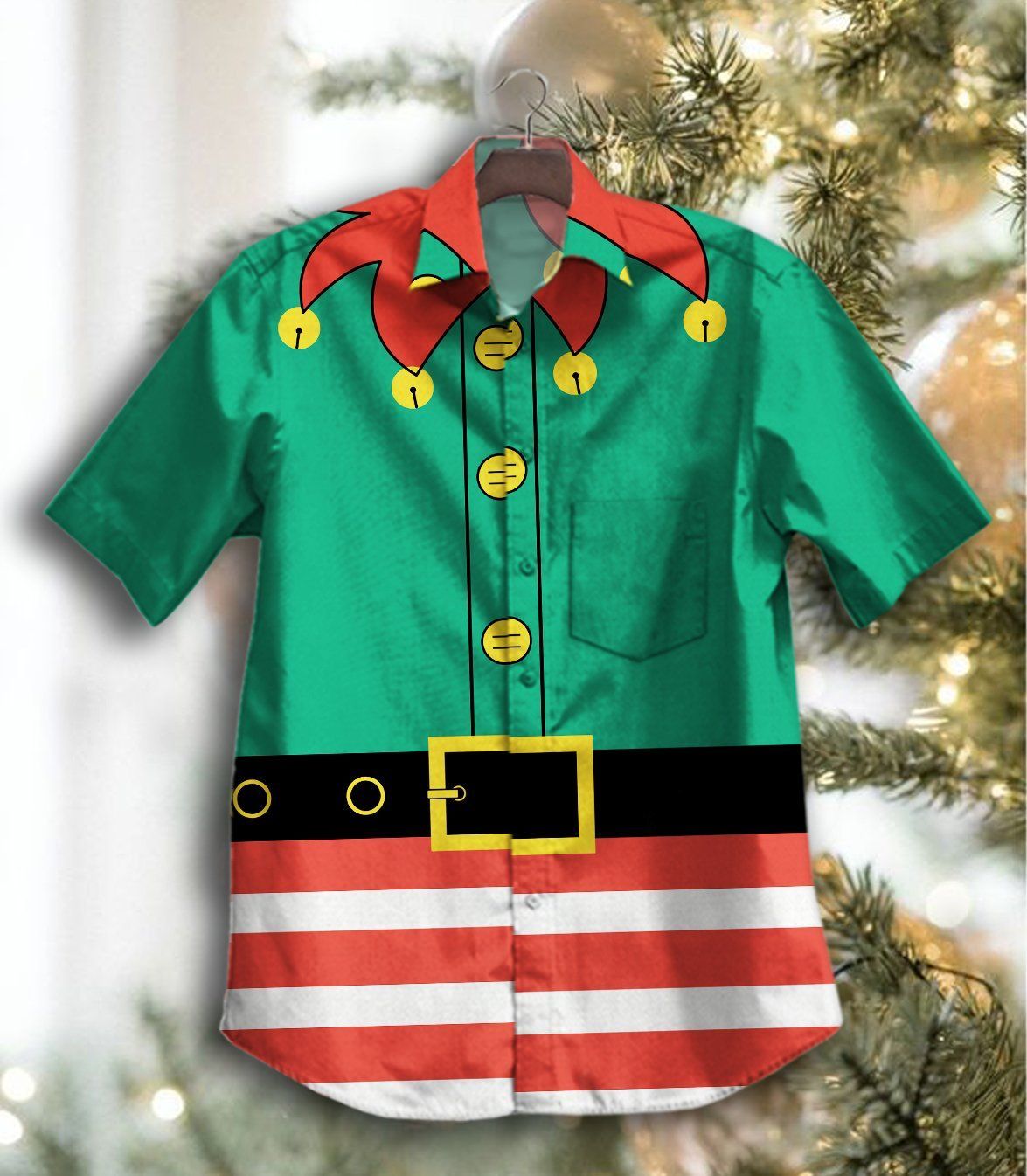 Hawaii Shirt Hot Elf Movie Vintage