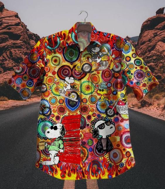 Hawaii Shirt Hot Ghost Rider Snoopy Vintage
