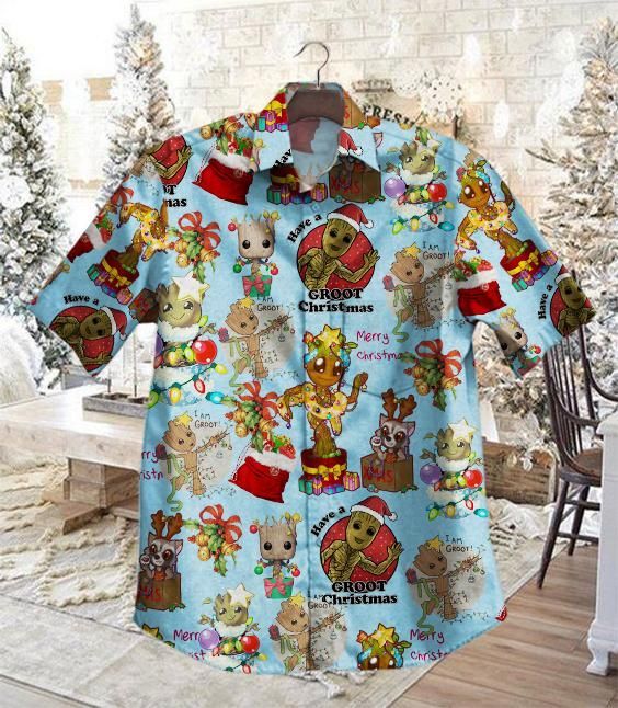 Hawaii Shirt Hot Groot Christmasprinting Dh