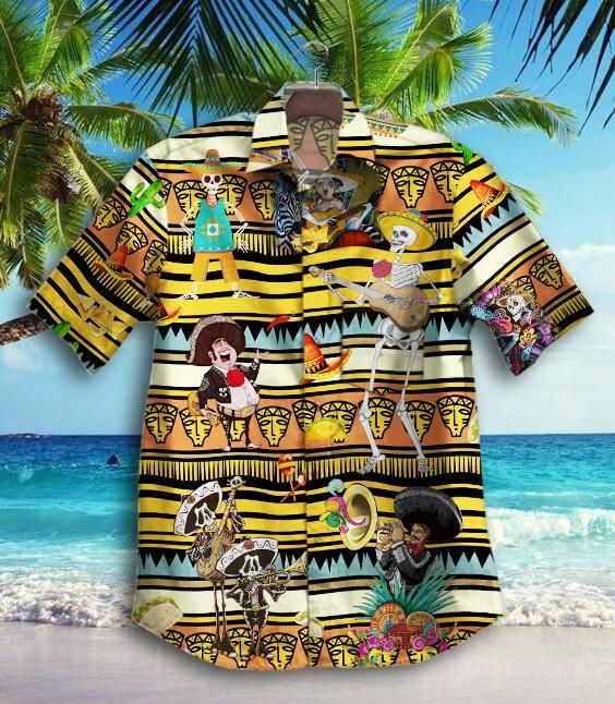 Hawaii Shirt Hot Mexico Amigos Live Vintage
