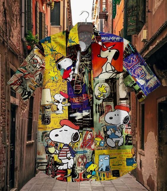 Hawaii Shirt Hot Michel Basquiat Snoopy
