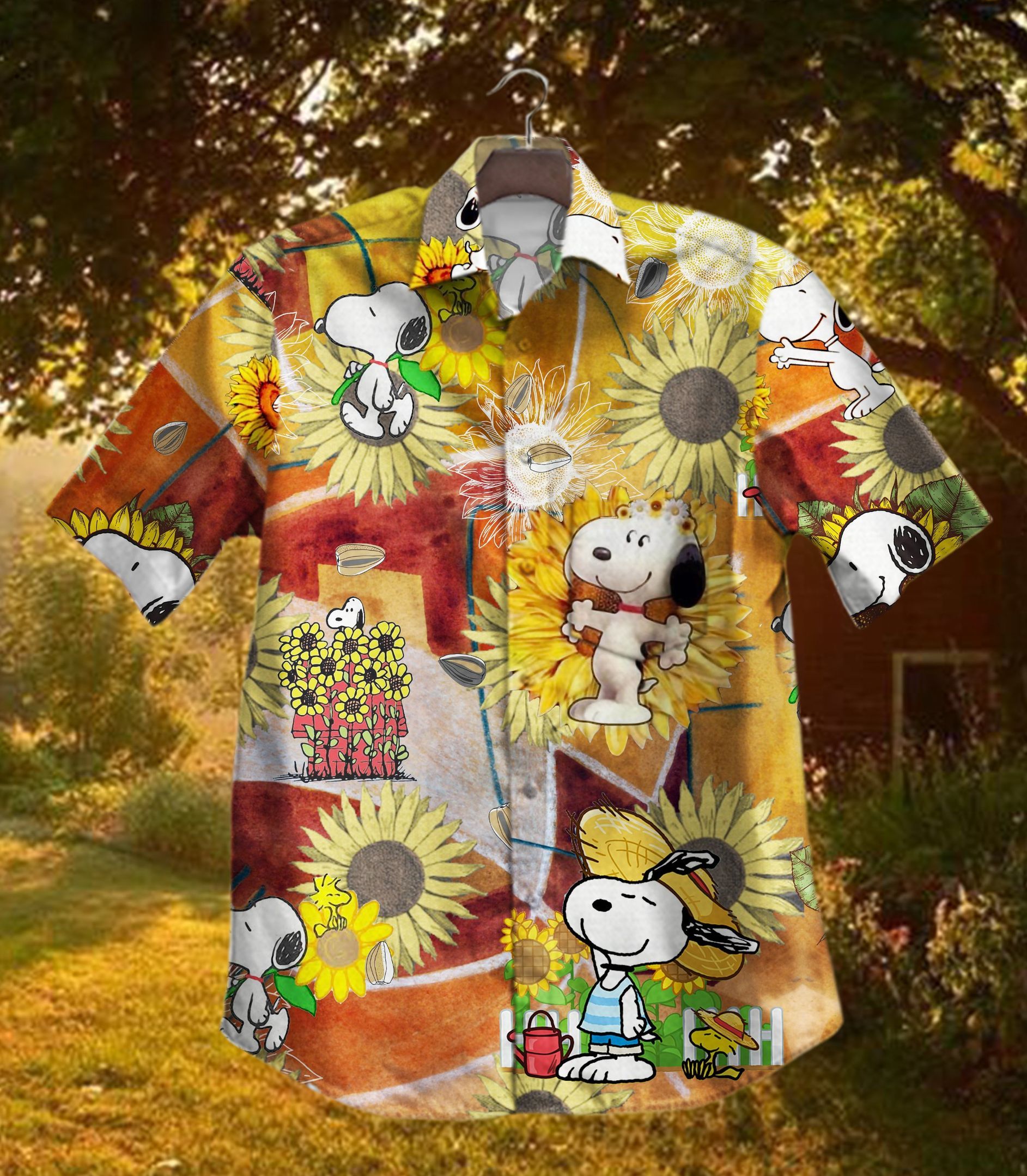 Hawaii Shirt Hot Snoopy And Sunflower Vintage