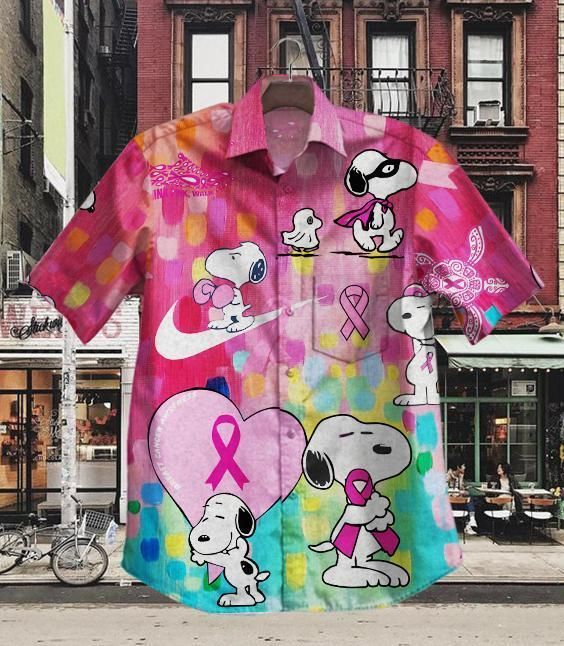 Hawaii Shirt Hot Snoopy Cancer Campaign Vintage