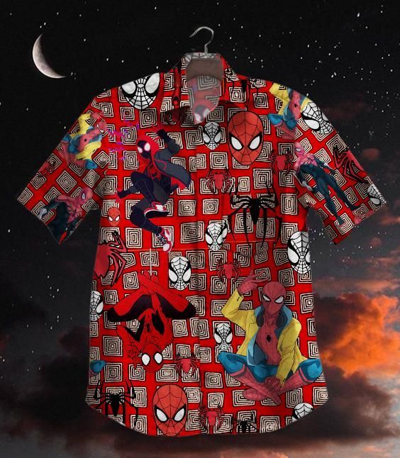 Hawaii Shirt Hot Spider Man Vintage