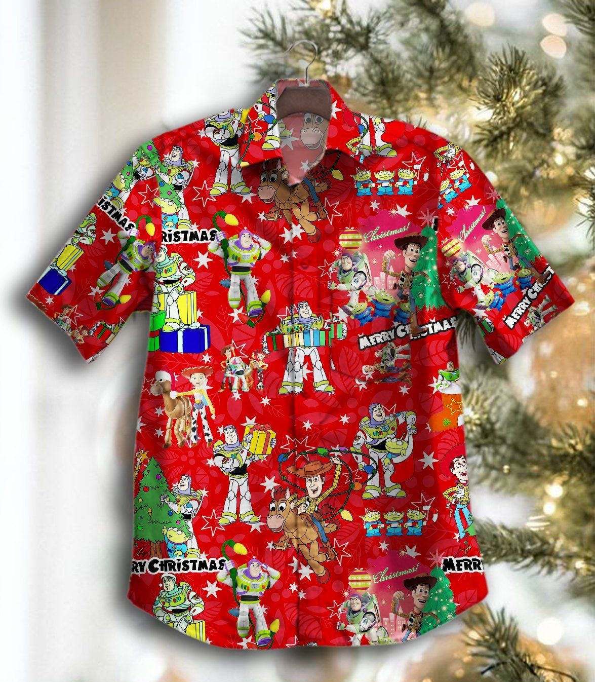 Hawaii Shirt Hot Toy Story Christmas Vintage
