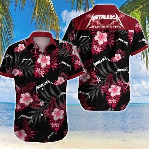 Hawaii Shirt Metallica No Lives Matter