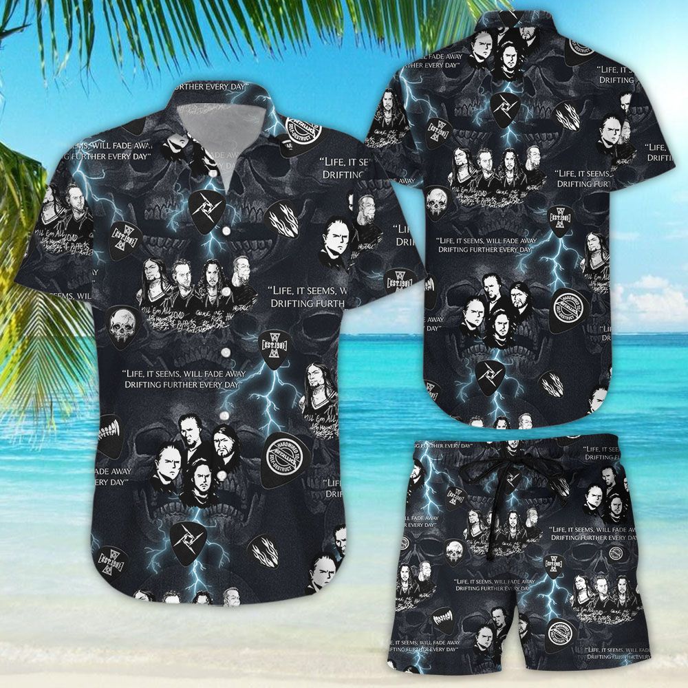 Hawaii Shirt Metallica Vintage Cotton