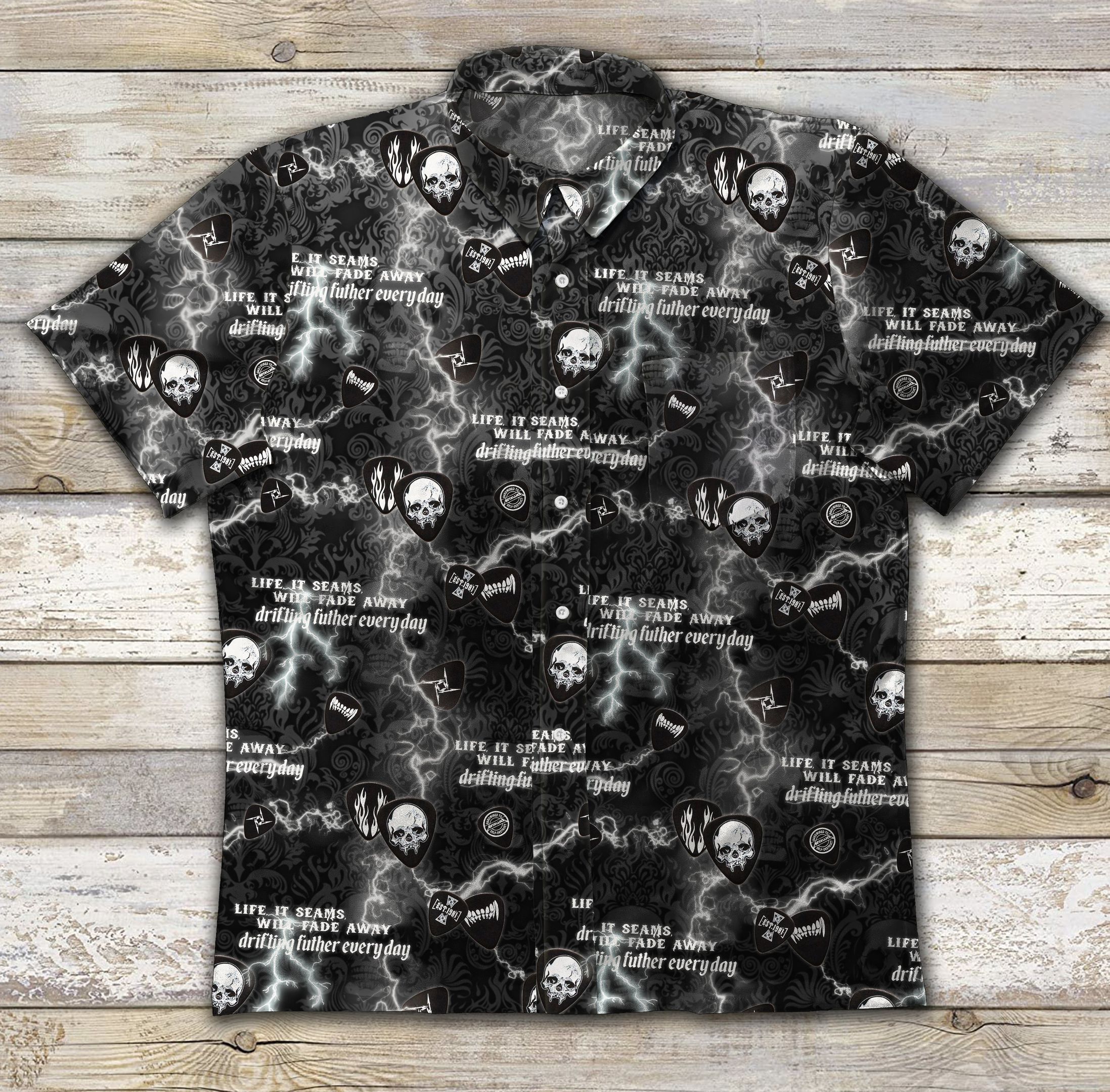 Hawaii Shirt Metallica Vintage