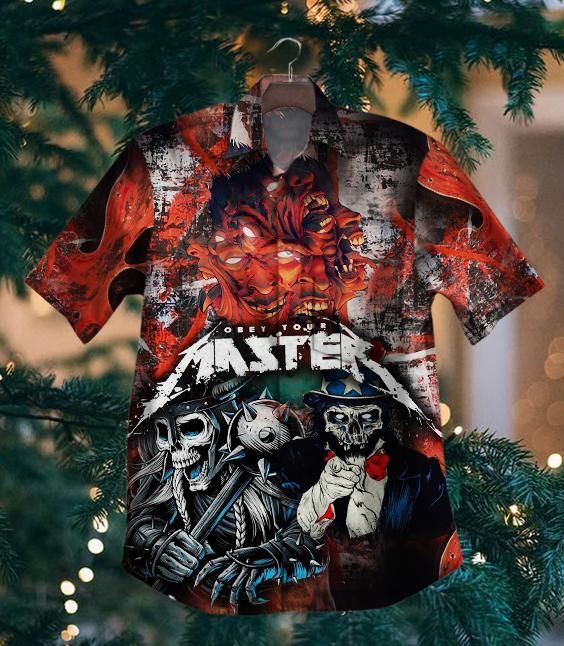 Hawaii Shirt Metallica Vintage