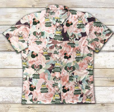 Hawaii Shirt Mickey Vintage Cotton Mens