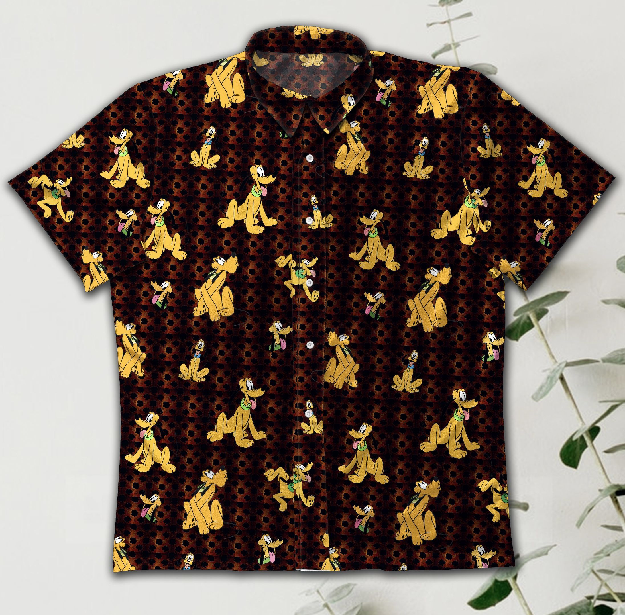 Hawaii Shirt Pluto Dog Vintage