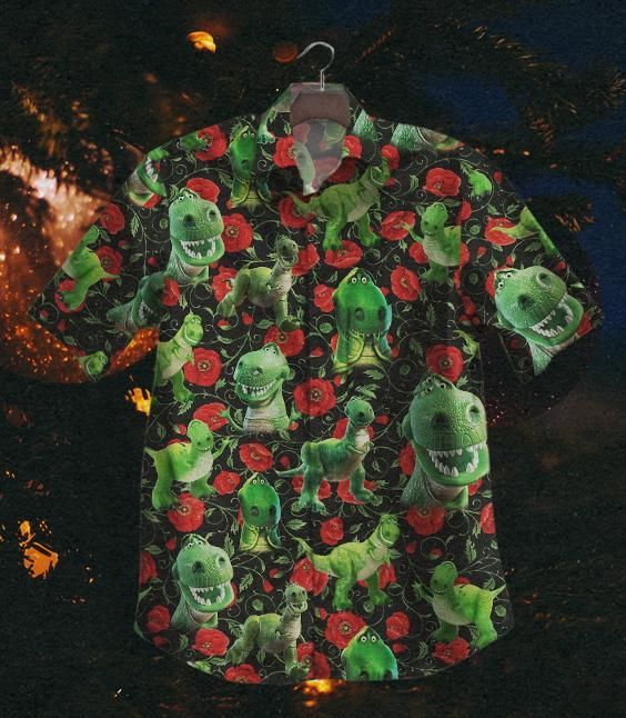 Hawaii Shirt Rex Toy Story Vintage