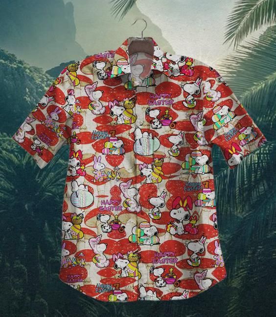 Hawaii Shirt Snoopy Easter Vintage