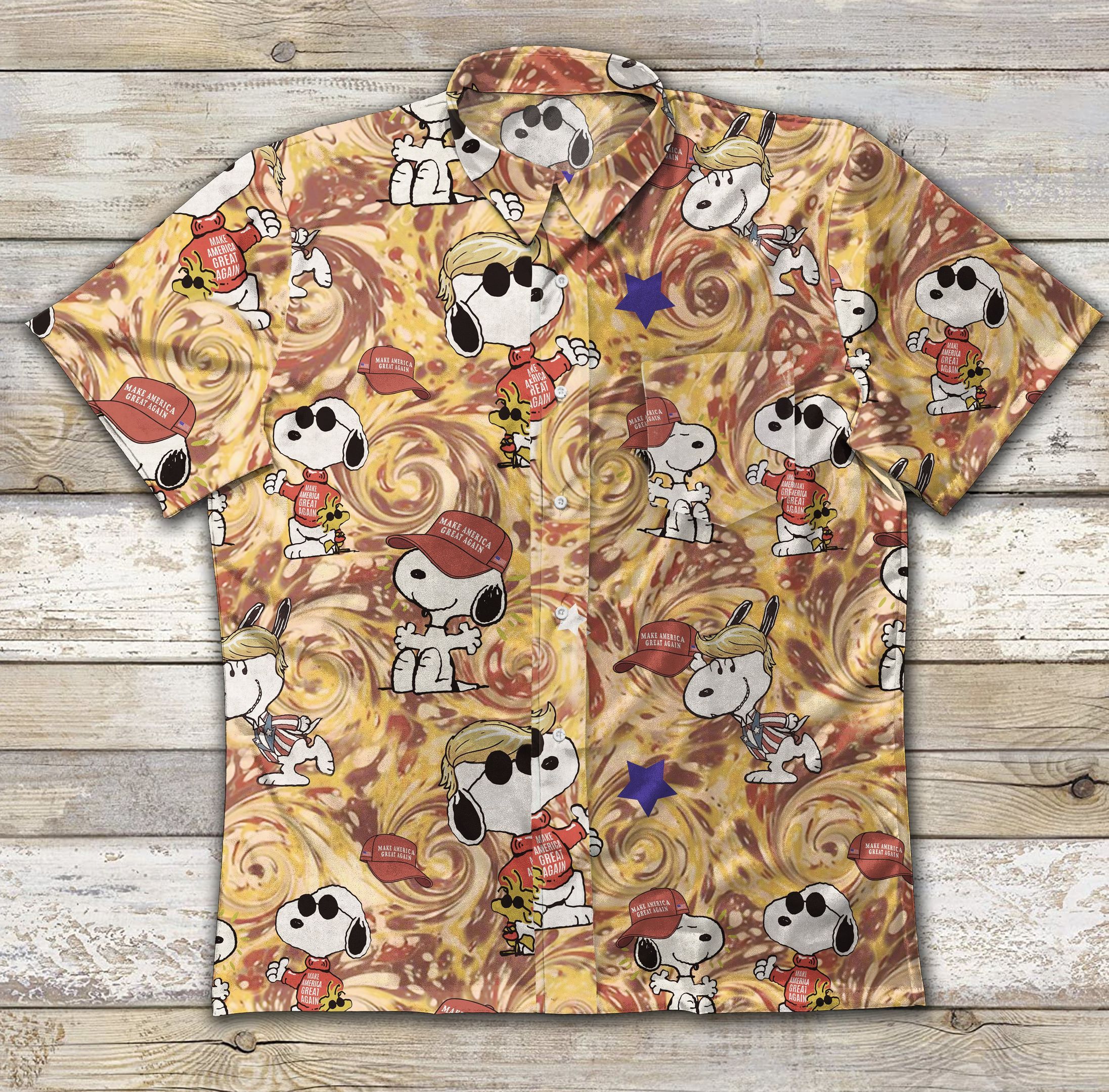 Hawaii Shirt Snoopy Vintage Cotton