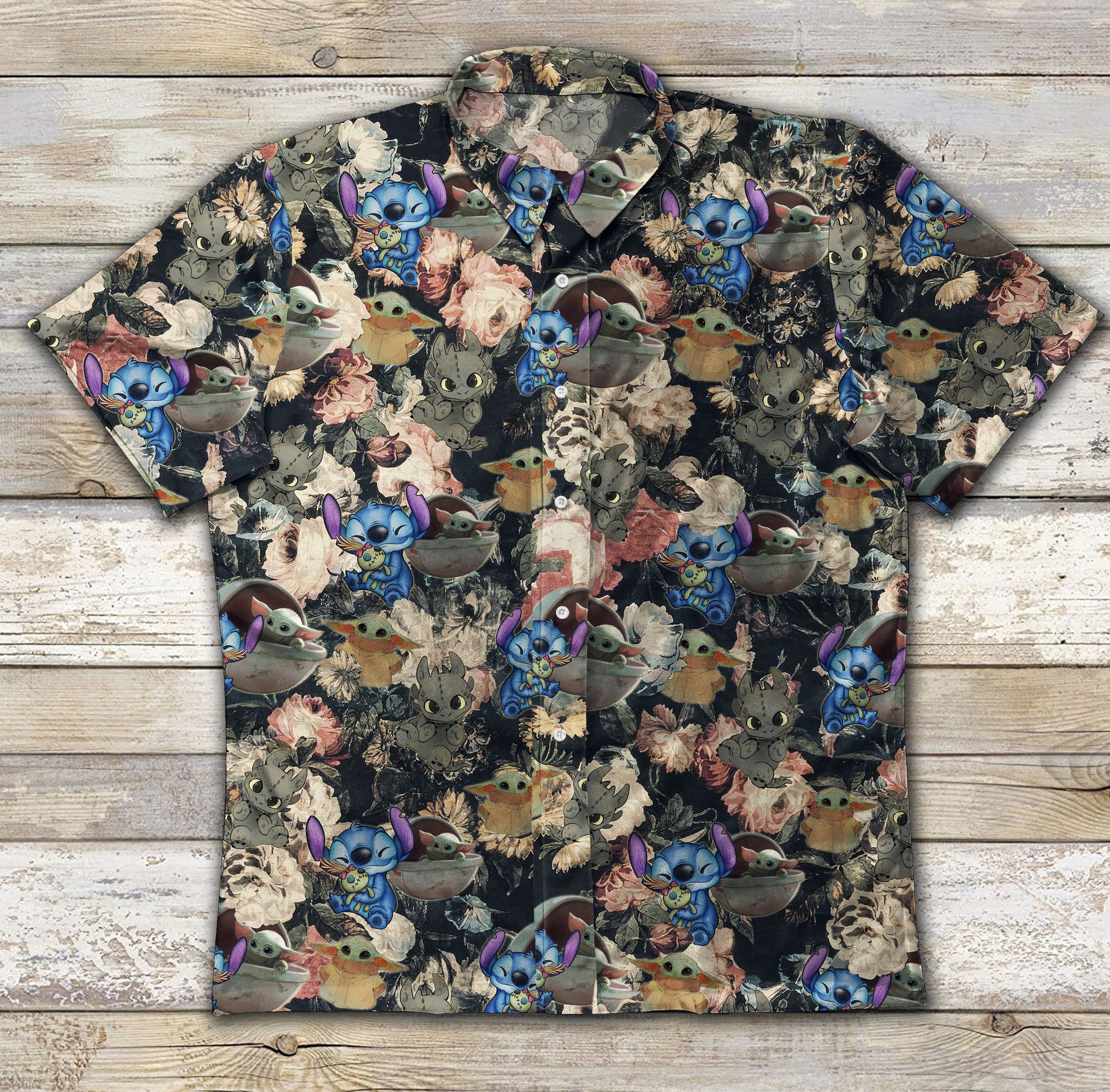 Hawaii Shirt Yoda And Friends Vintage