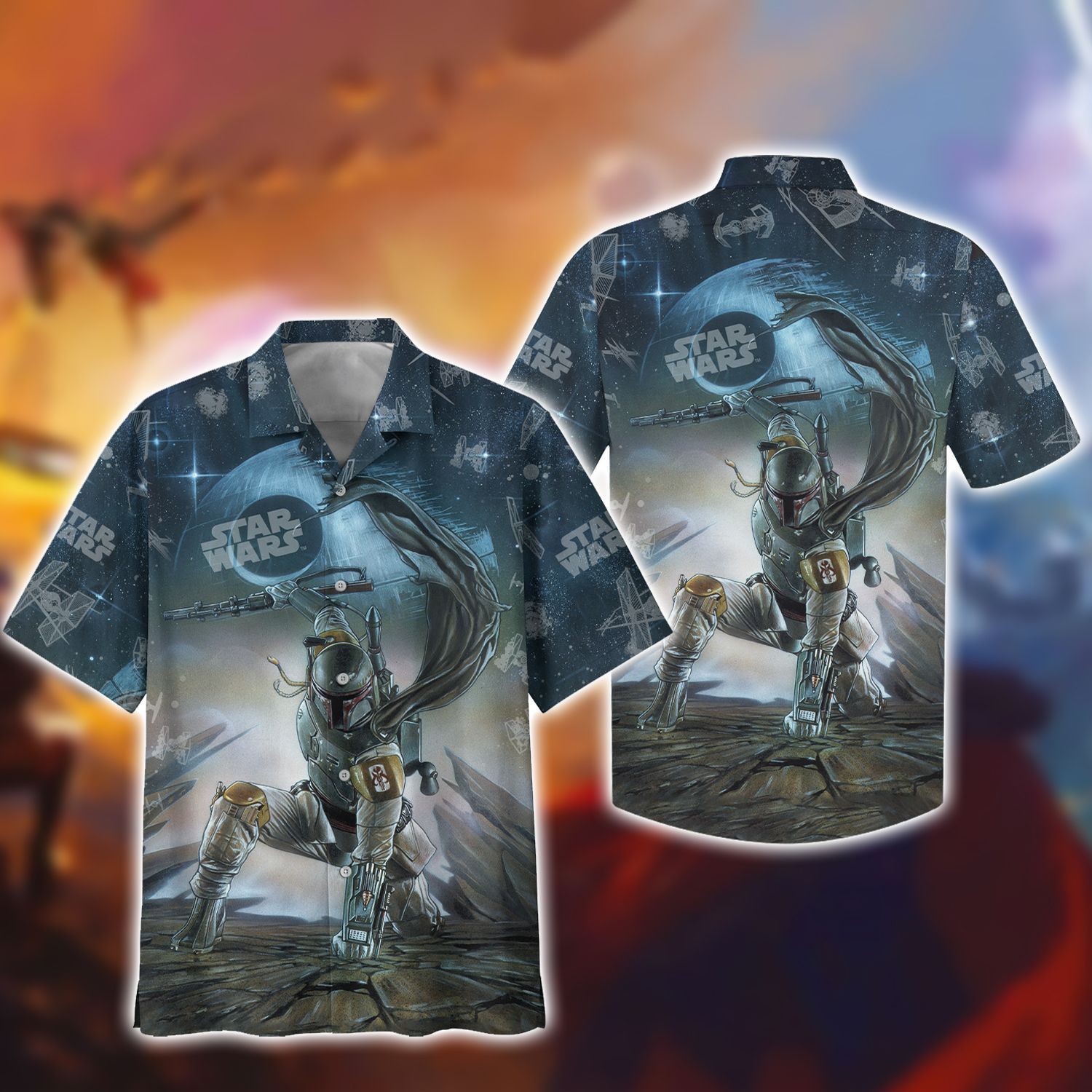 Hawaiian Shirt – STAR WARS – BOBA FETT