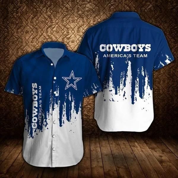 HawaiianDallas Cowboys Button Hawaiian Shirt