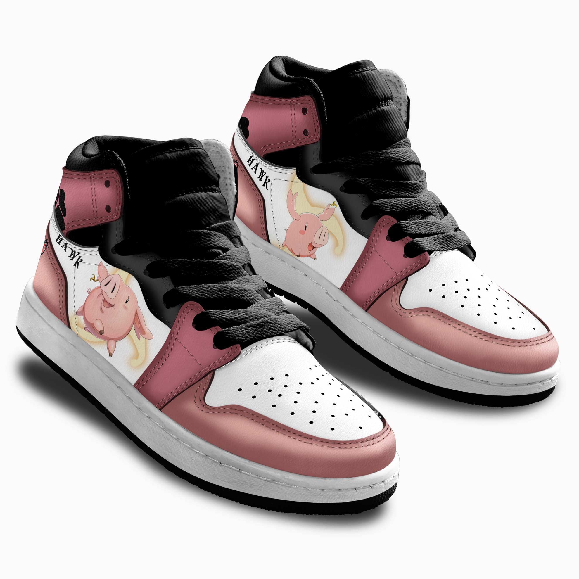 Hawk Kids Sneakers The Seven Deadly Sins Anime Shoes For Kids