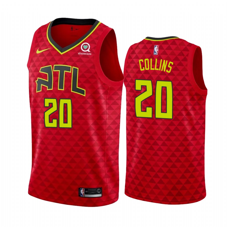 Hawks John Collins 2018-19 Statement Red Jersey