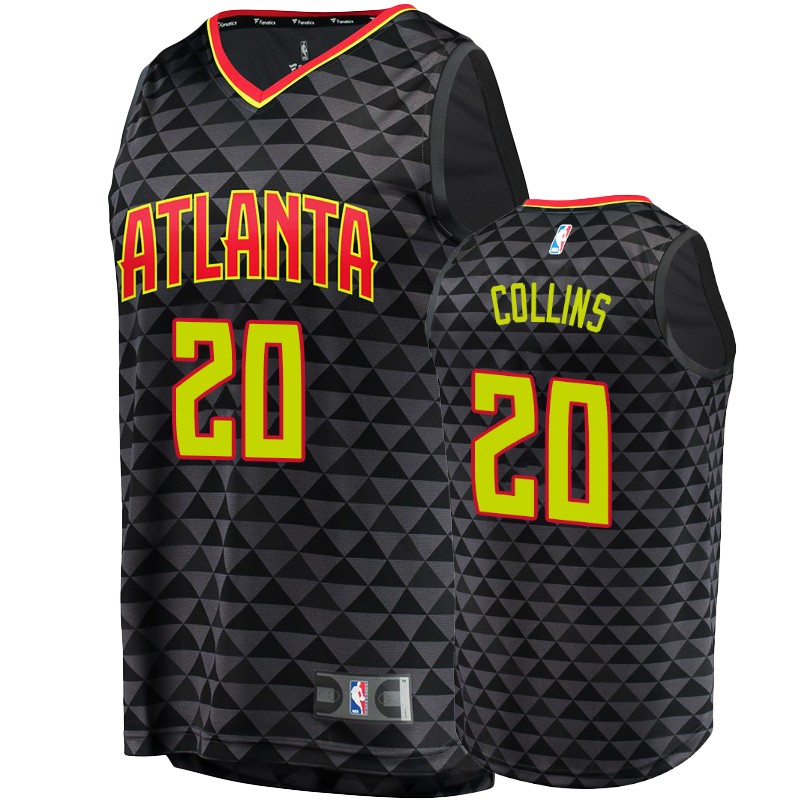 Hawks Men's John Collins #20 Icon Fanatics Branded Jersey