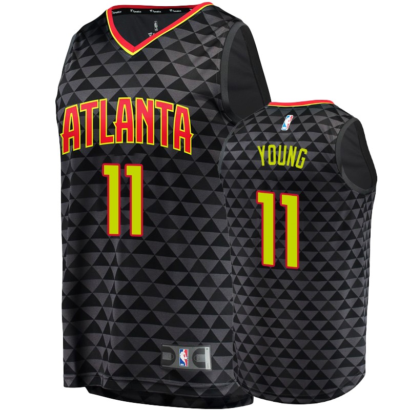 Hawks Men's Trae Young #11 Icon Fanatics Branded Jersey