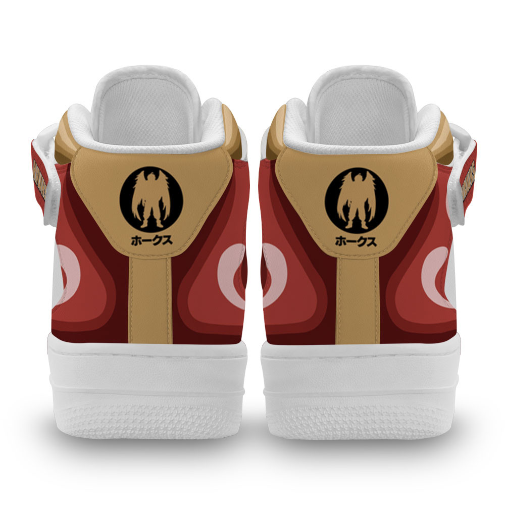 Hawks Sneakers Air Mid Custom My Hero Academia Anime Shoes