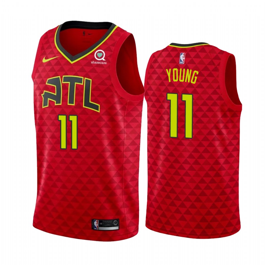 Hawks Trae Young 2018-19 Statement Red Jersey