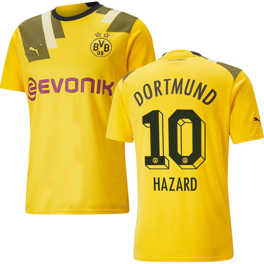 Hazard 10 Borussia Dortmund Men 2022/23 Third Soccer Jersey – Yellow