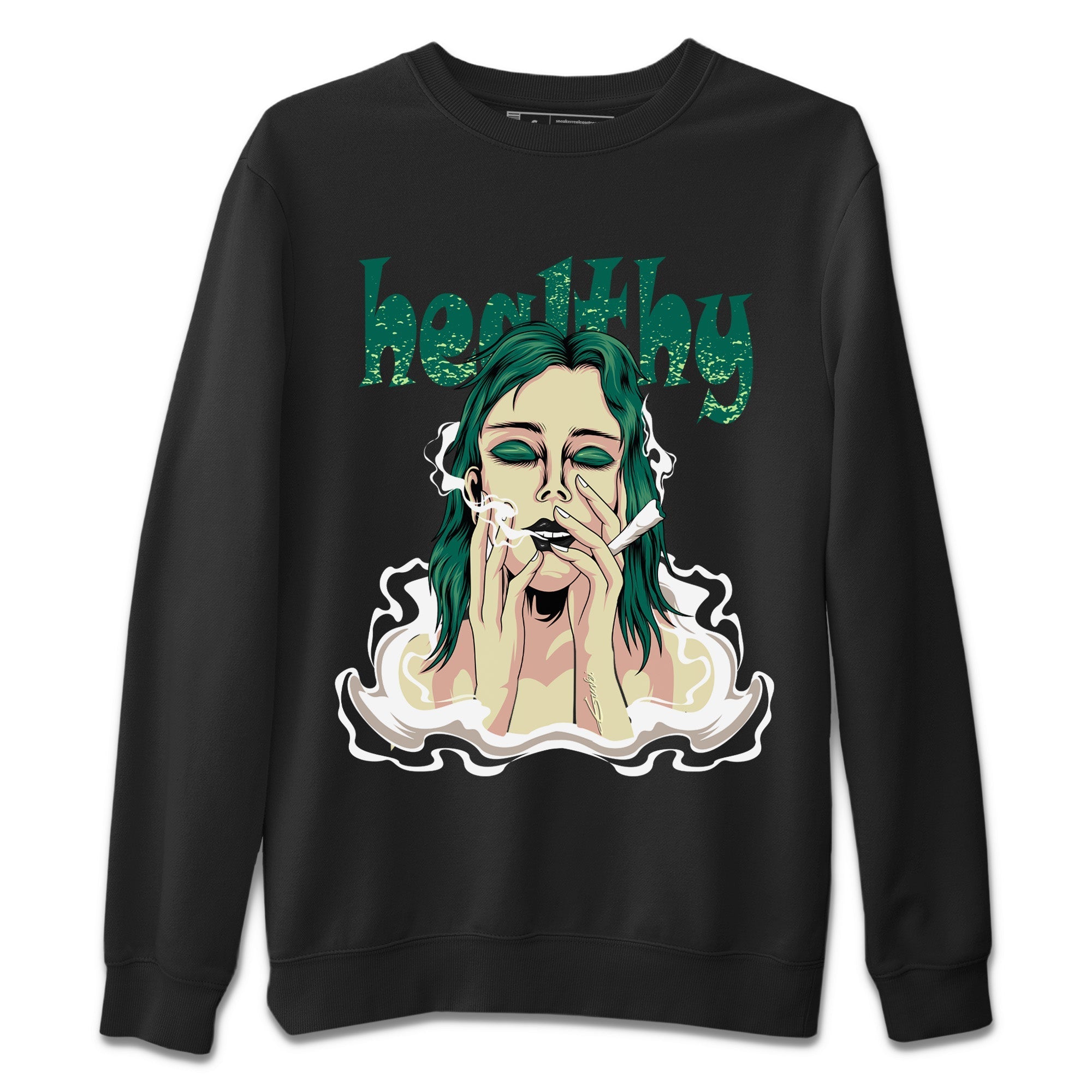 Healthy Unisex Sweater – Air Jordan 1 Gorge Green, Sneakers Matching Sweater
