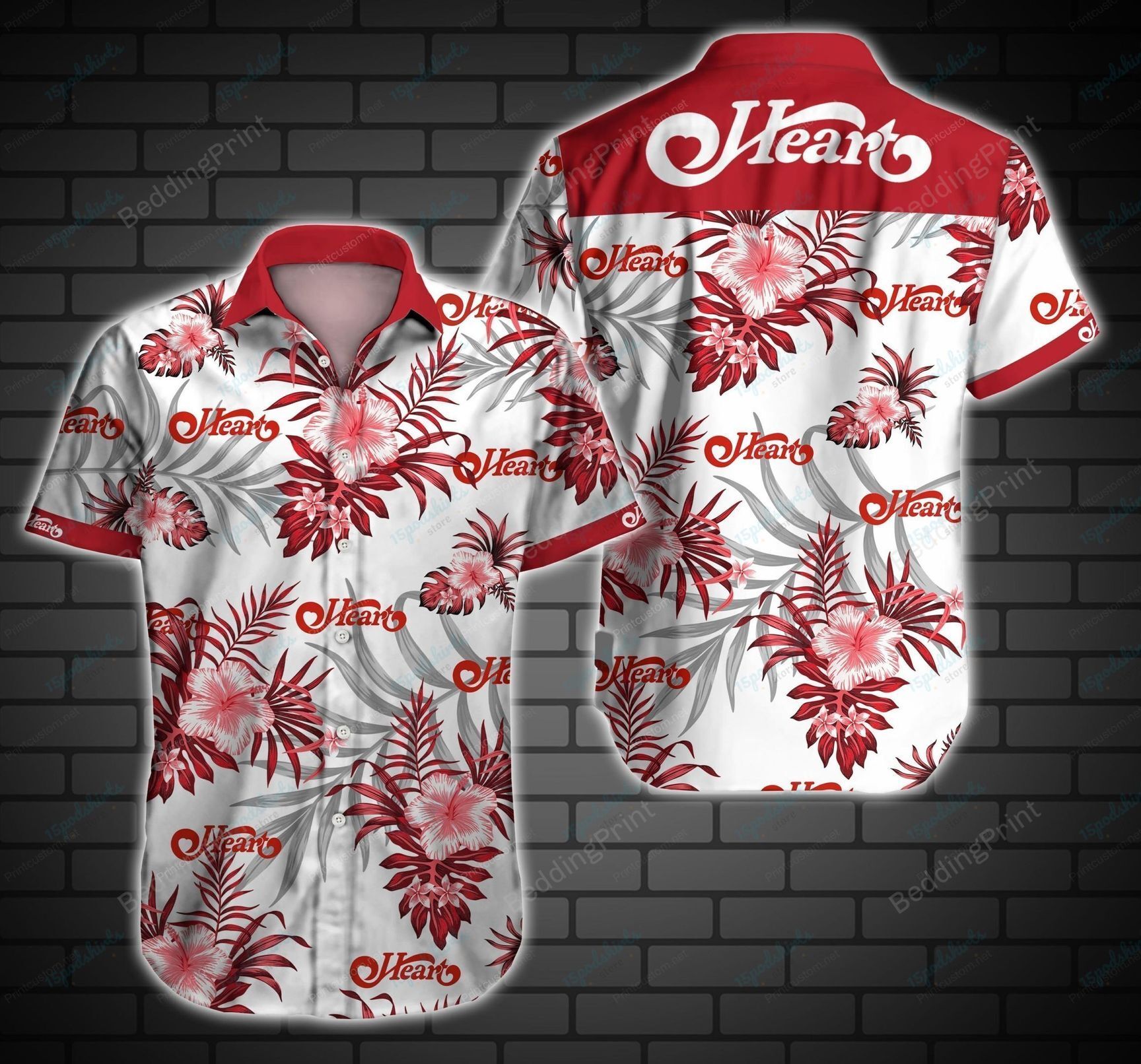Heart Hawaiian Shirt