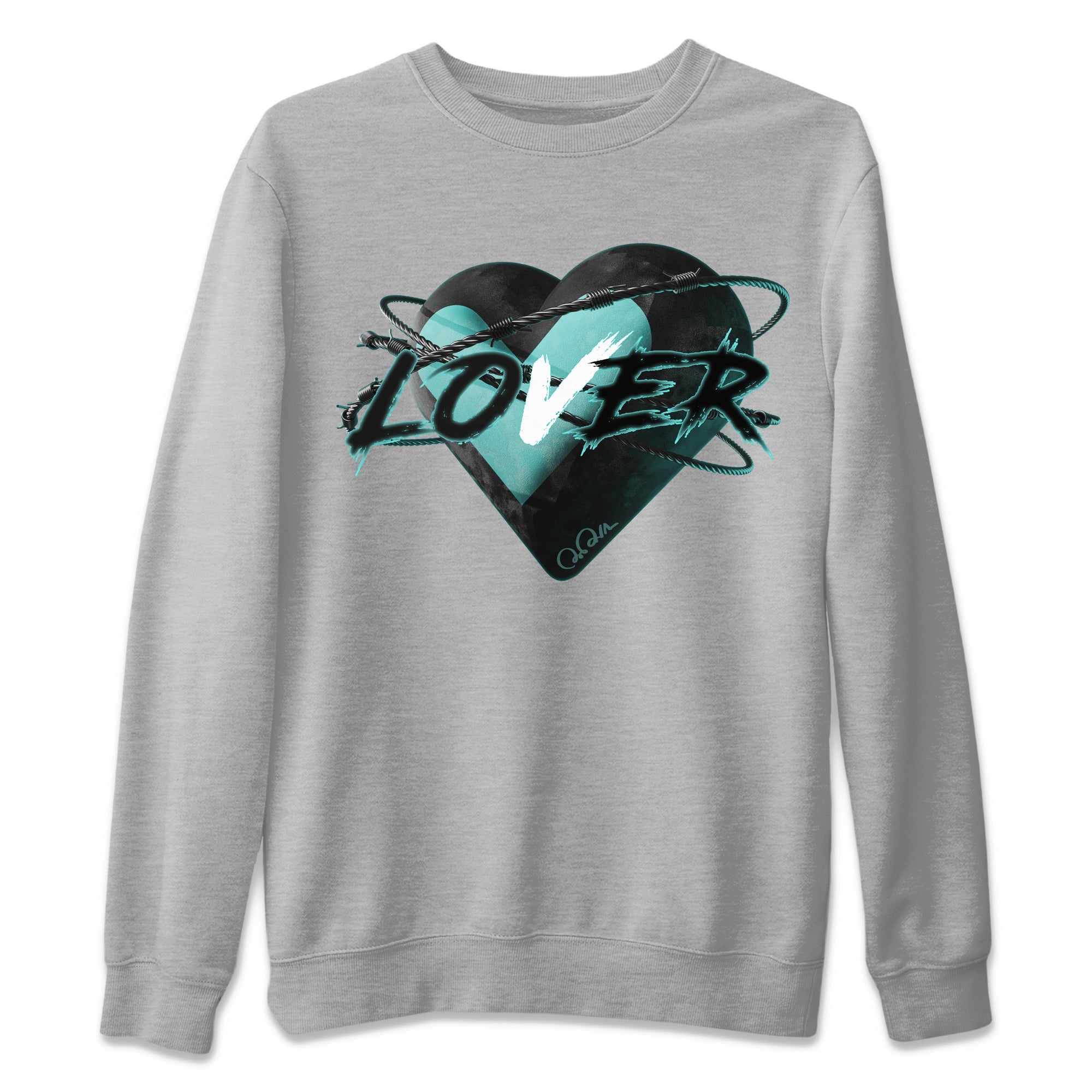 Heart Lover Unisex Sweater – Air Force 1 Tiffany, Sneakers Matching Sweater